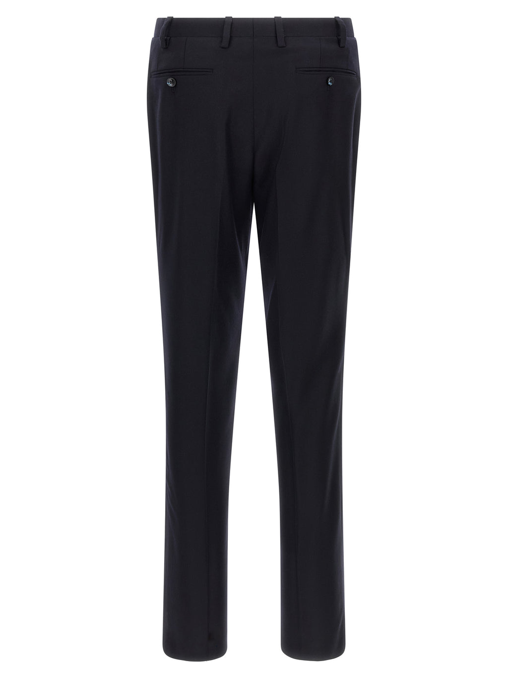 Blue Virgin Wool Two-Piece Suit