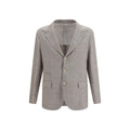 Beige Linen Full-Length Jacket