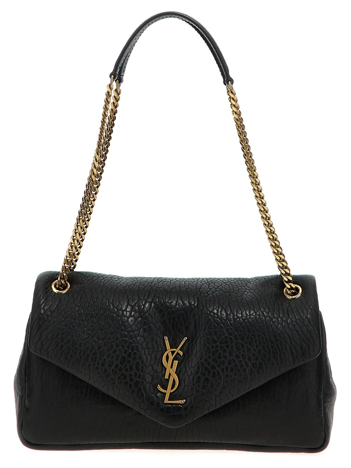 Black Leather Shoulder Bag