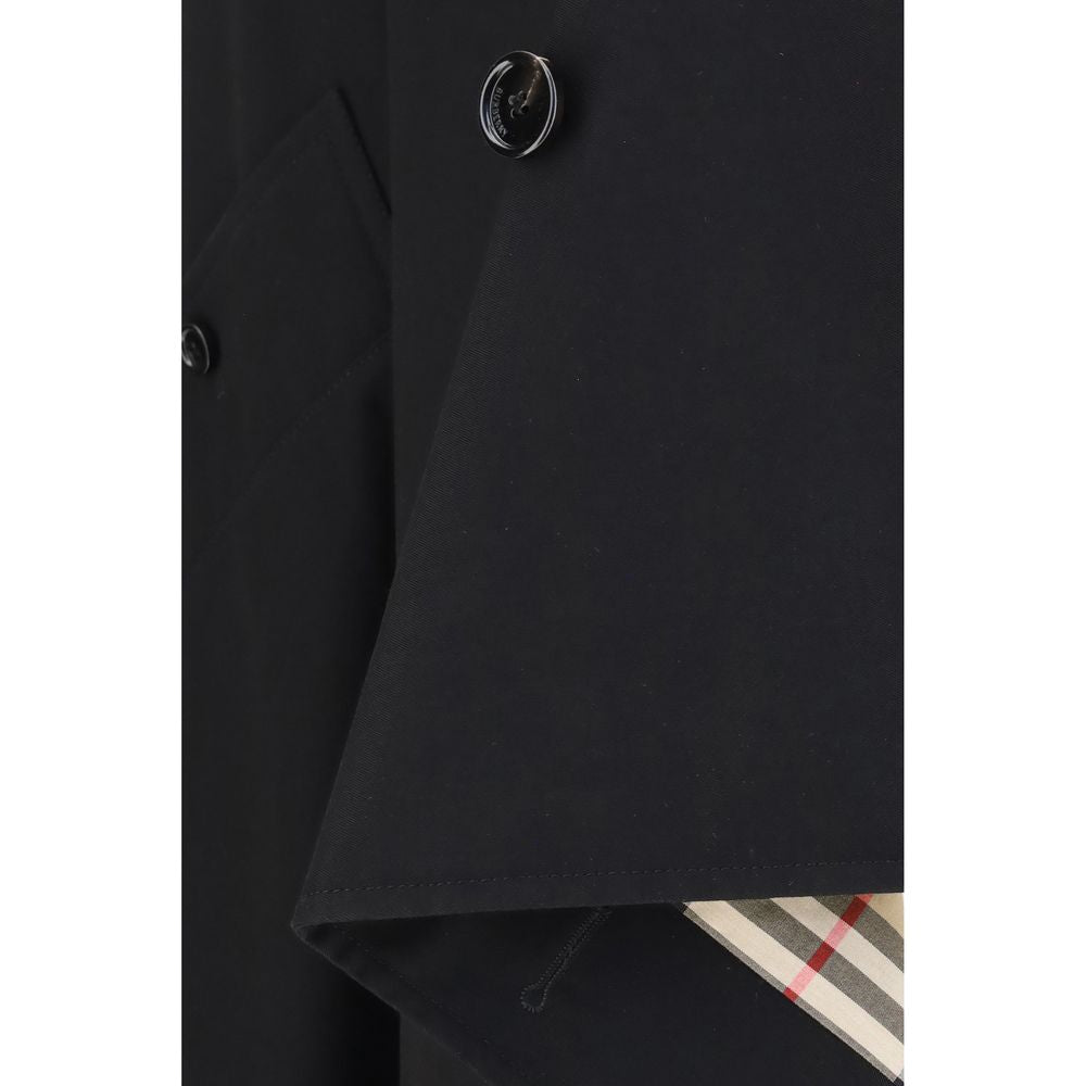 Black Cotton Long Skirt