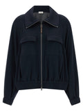 Blue Cotton Bomber