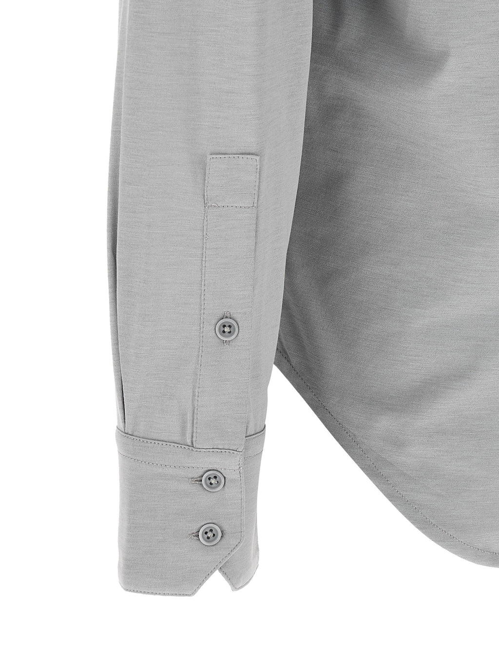 Gray Silk Blouse