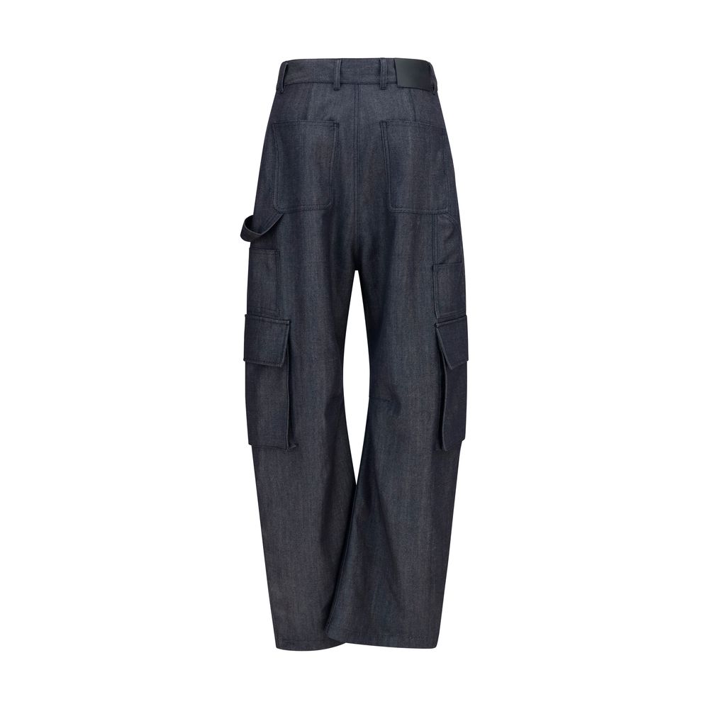 Blue Wool Oves Aries Cargo Pants
