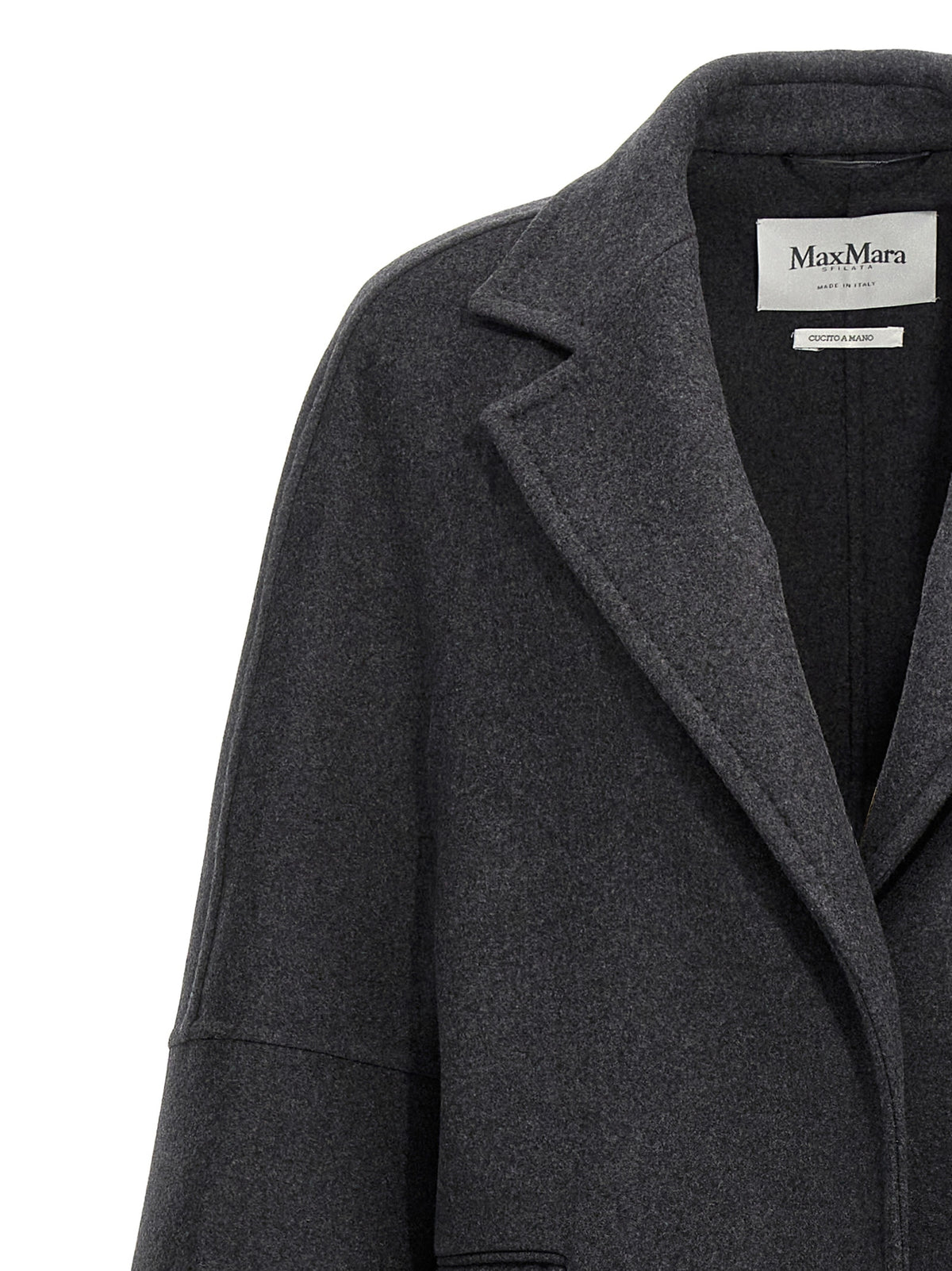 Gray Virgin Wool Coat