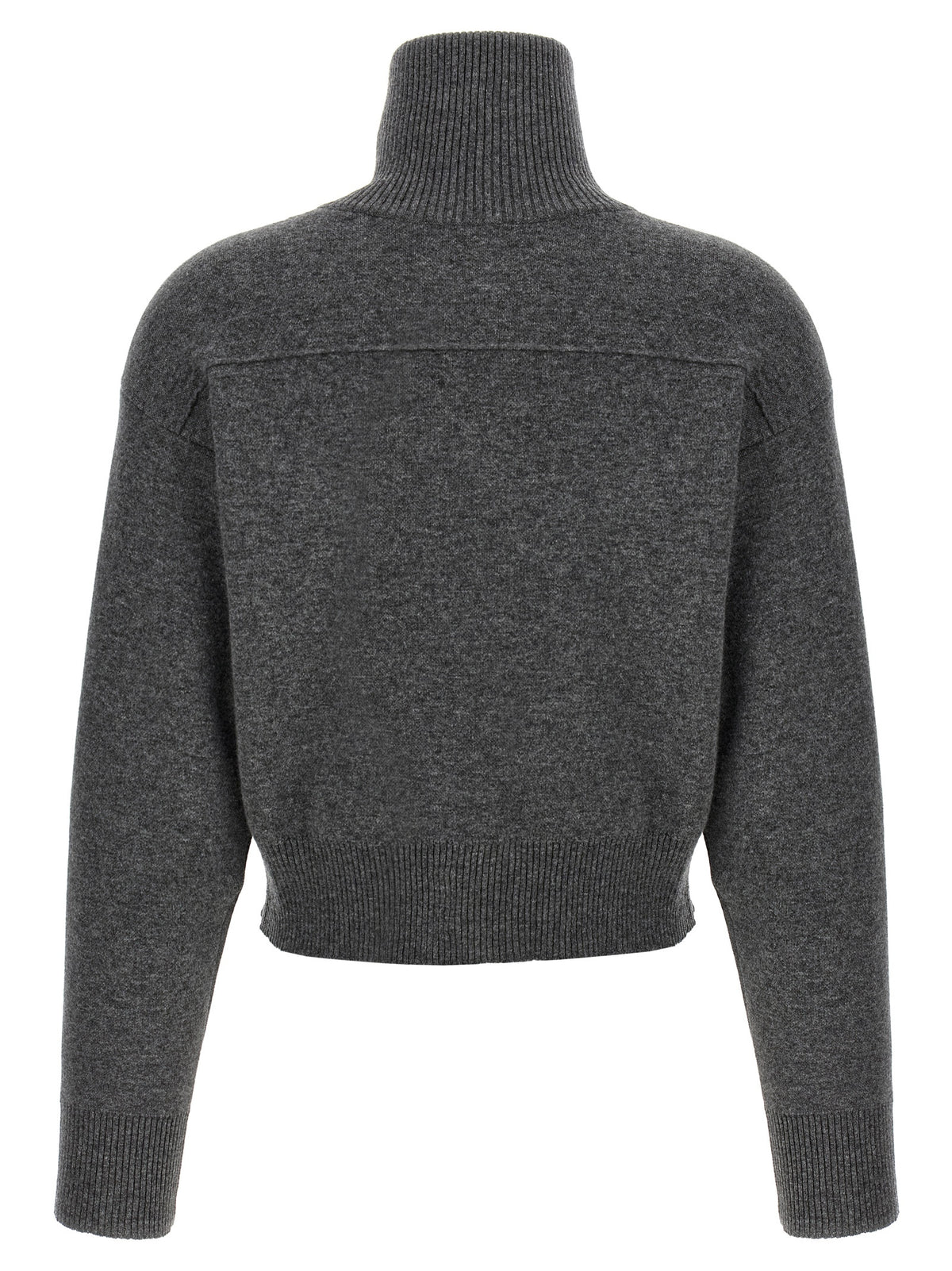 Gray Cashmere Cardigan