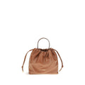 Brown Lamb Ovis Aries Shoulder Bag