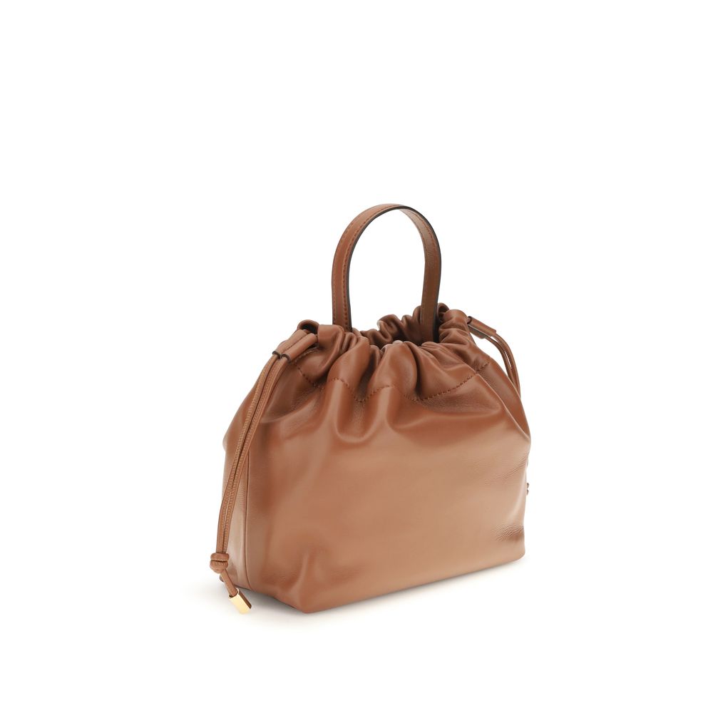 Brown Lamb Ovis Aries Shoulder Bag