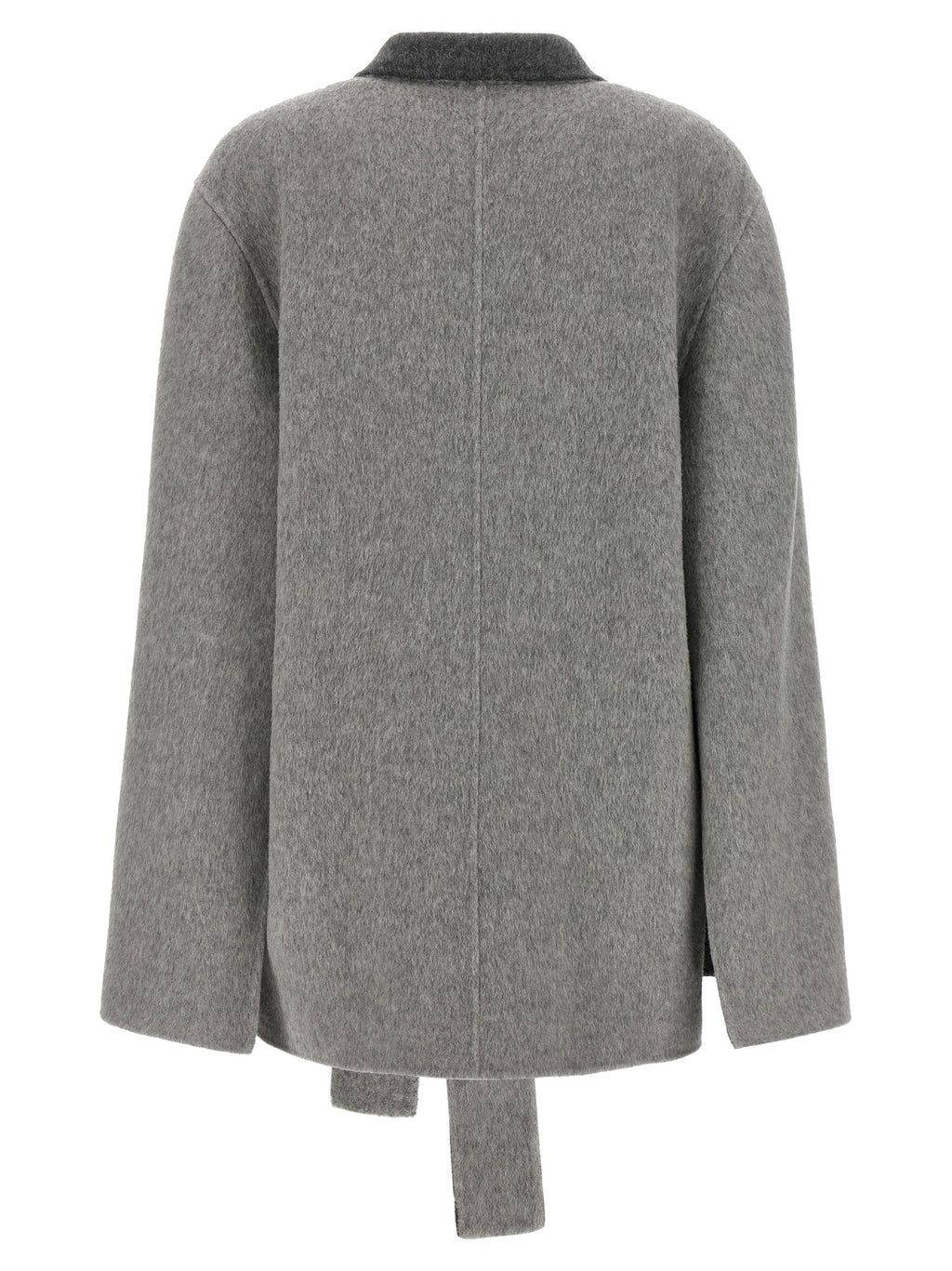 Gray Wool Cardigan