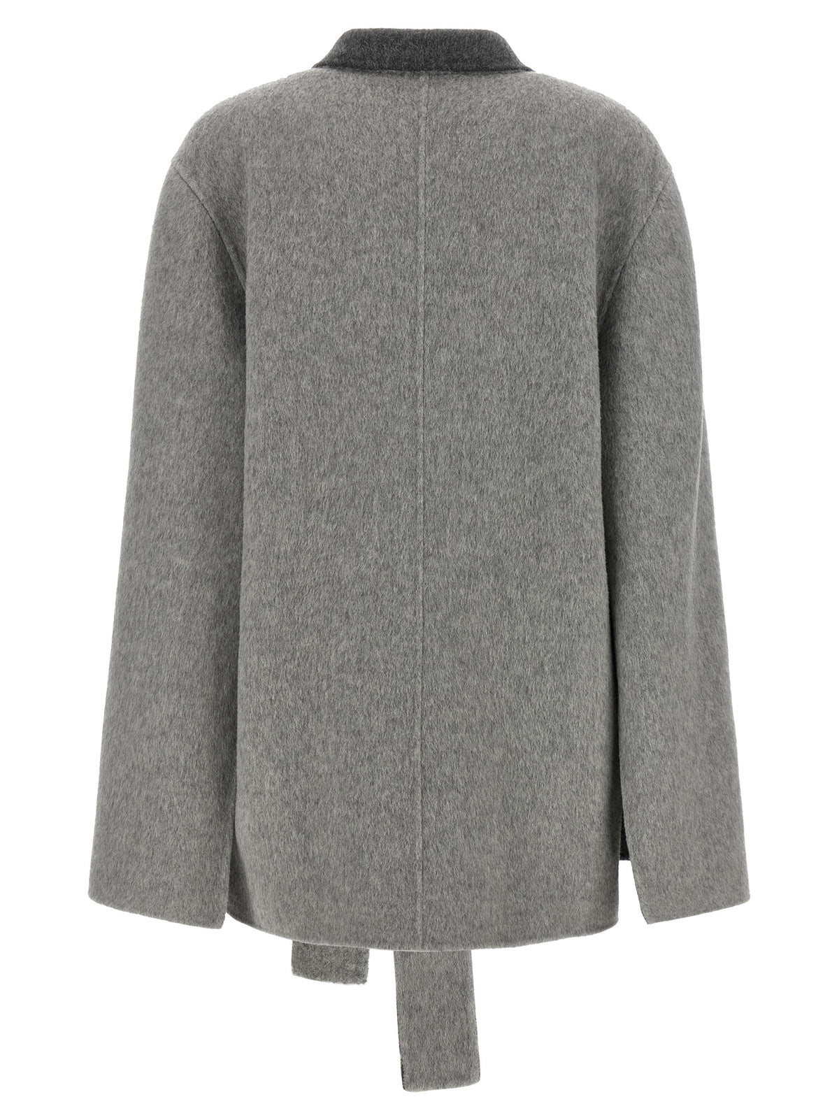Gray Wool Cardigan