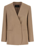 Beige Acetate Blazer