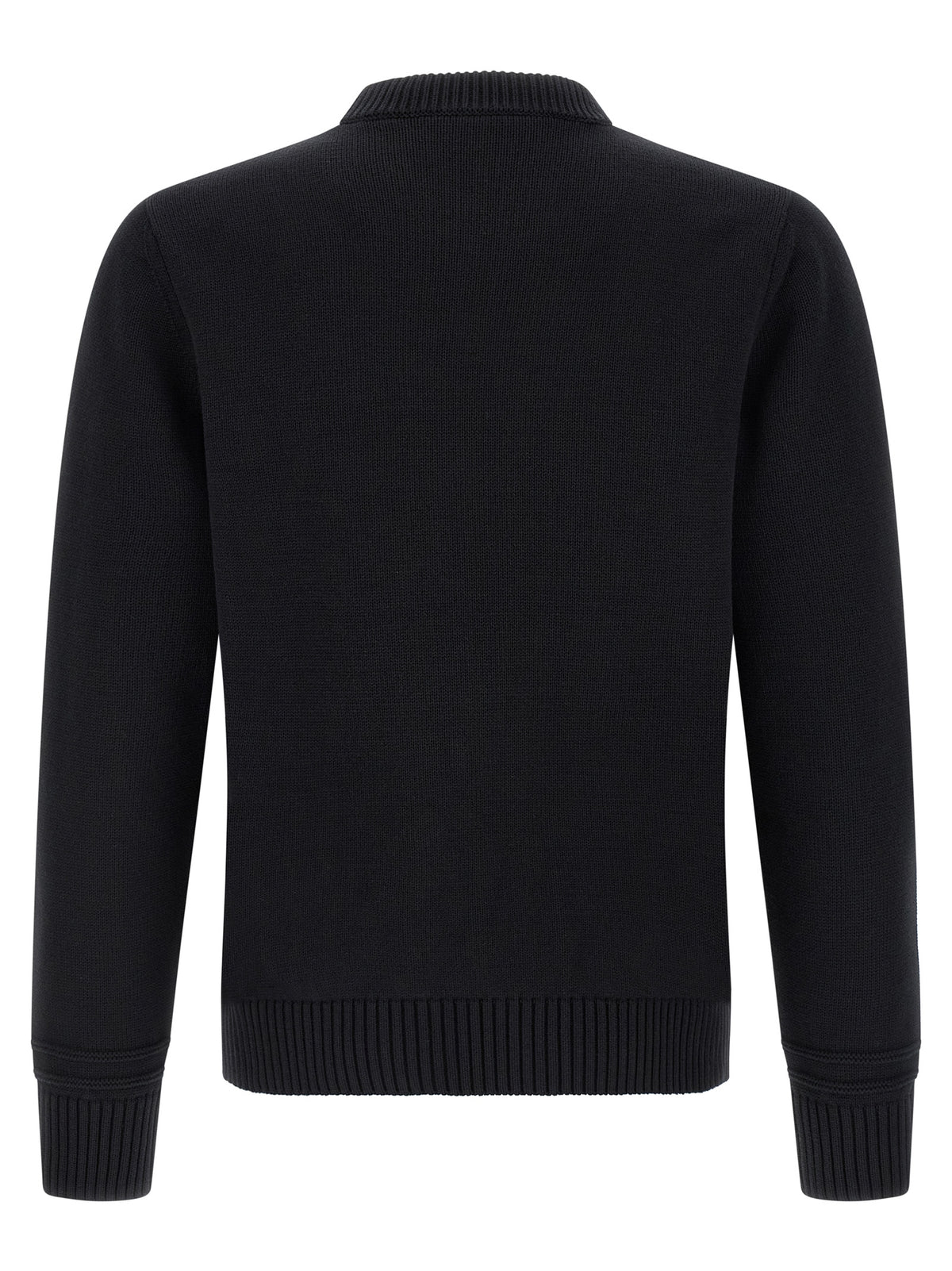 Black Cotton Cardigan