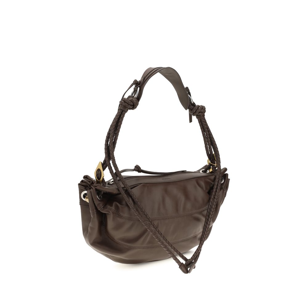 Brown Lamb Ovis Aries Shoulder Bag