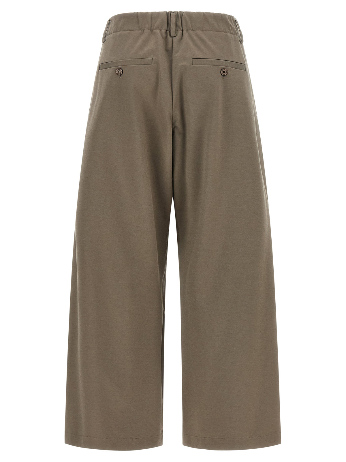 Gray Cotton Athletic Pants
