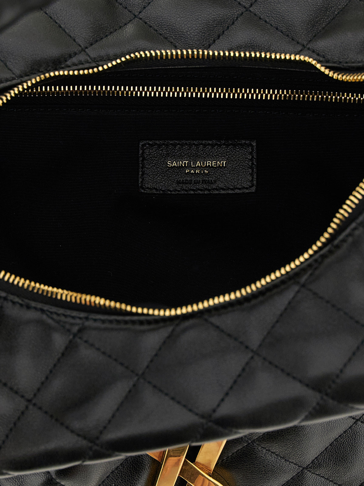 Black Lamb Leather Shoulder Bag