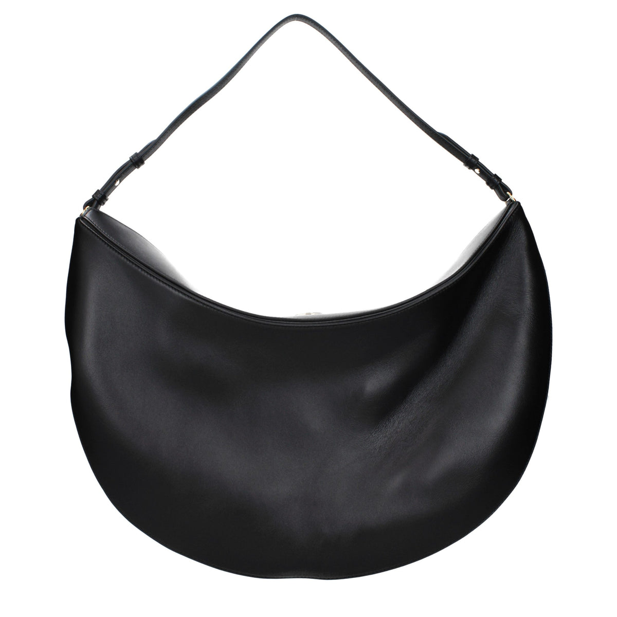 Black Leather Shoulder Bag