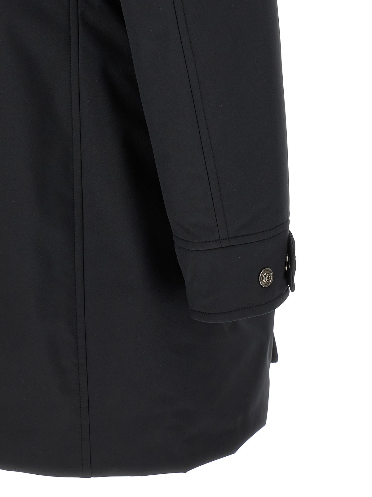 Blue Wool Parka