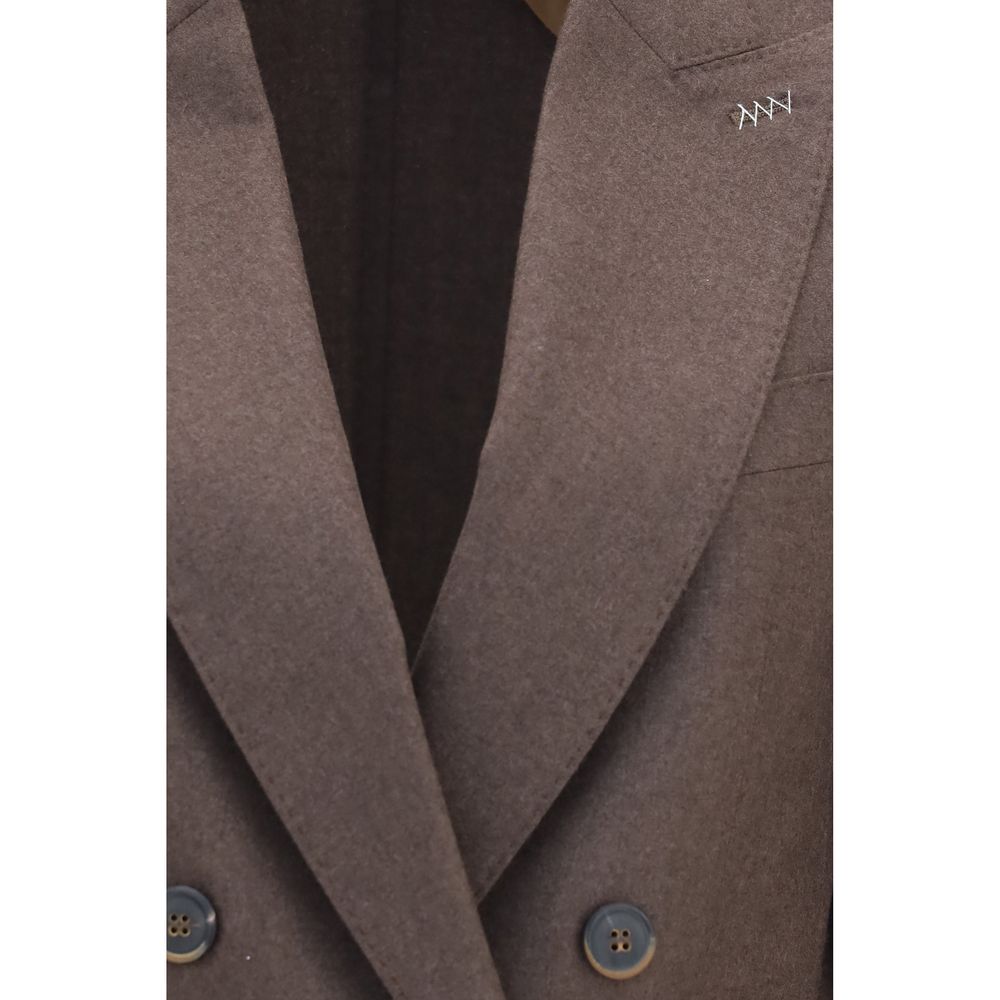 Brown Cashmere Blazer