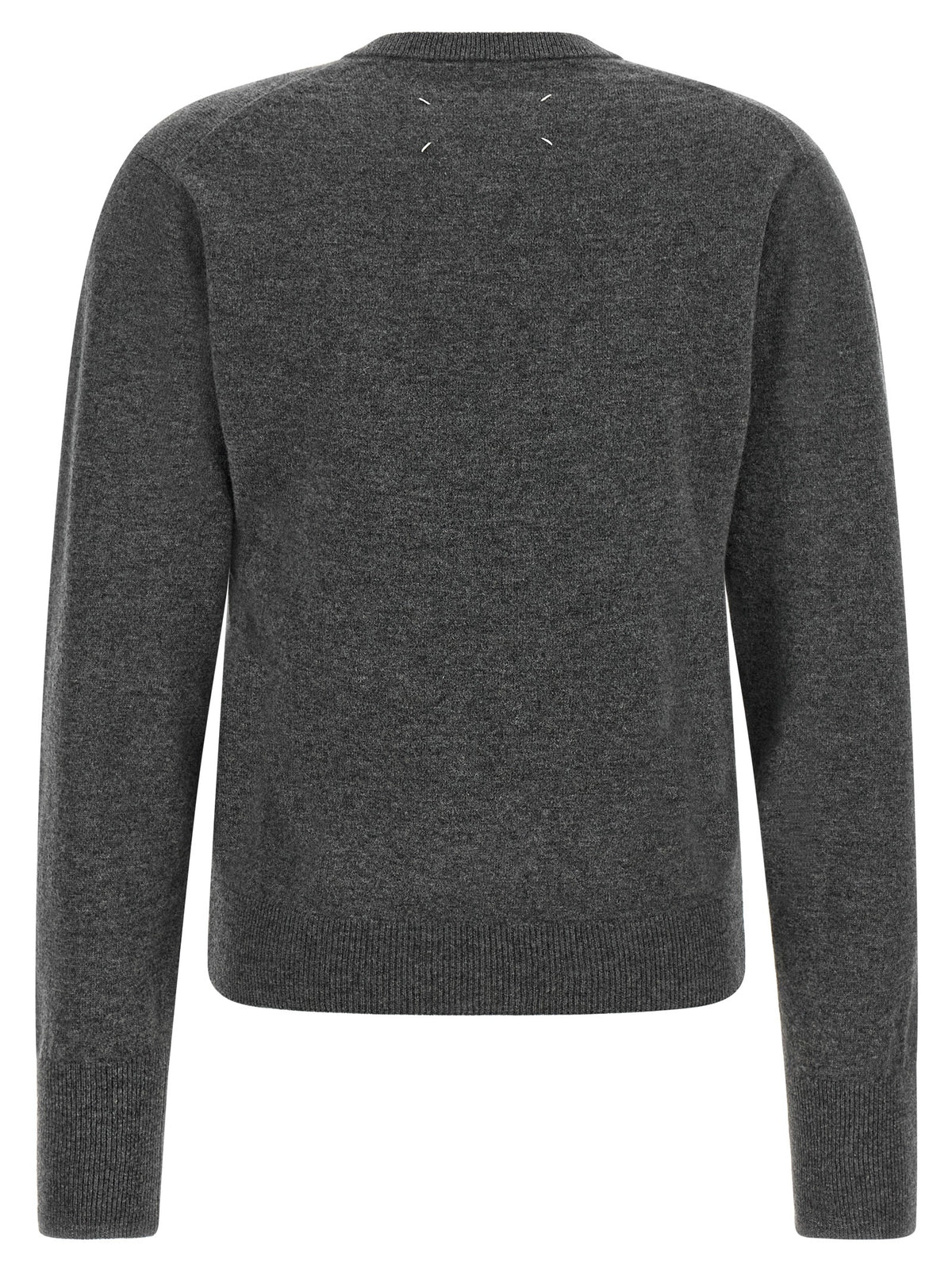 Gray Virgin Wool Cardigan