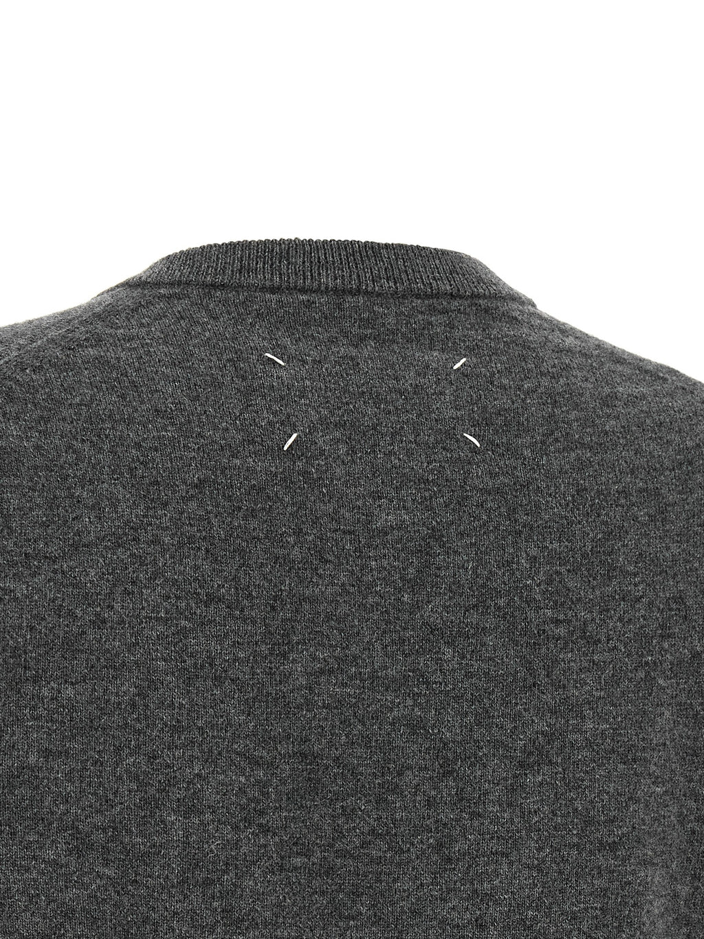 Gray Virgin Wool Cardigan
