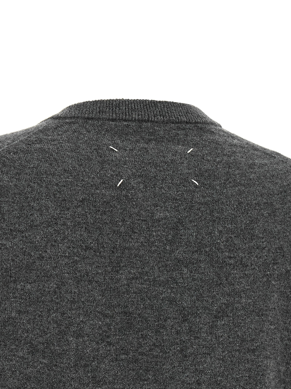 Gray Virgin Wool Cardigan