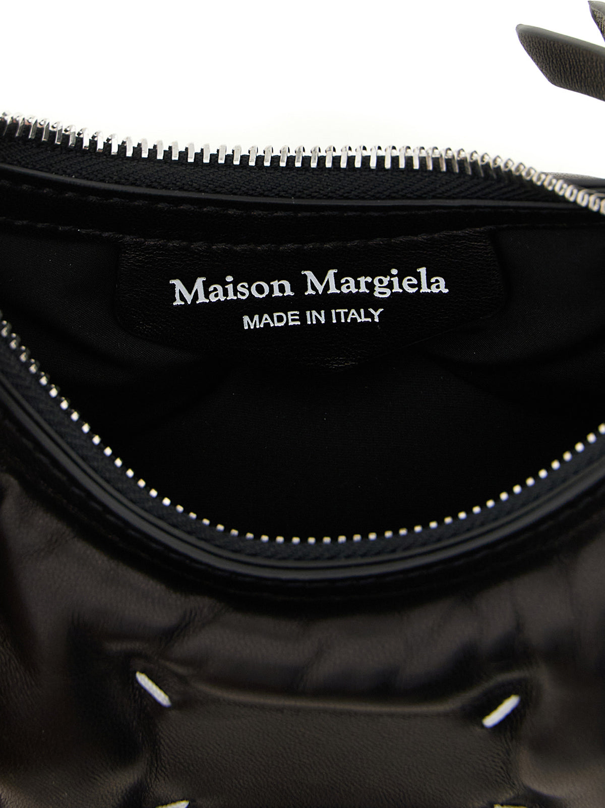 Black Lamb Leather Crossbody Bag