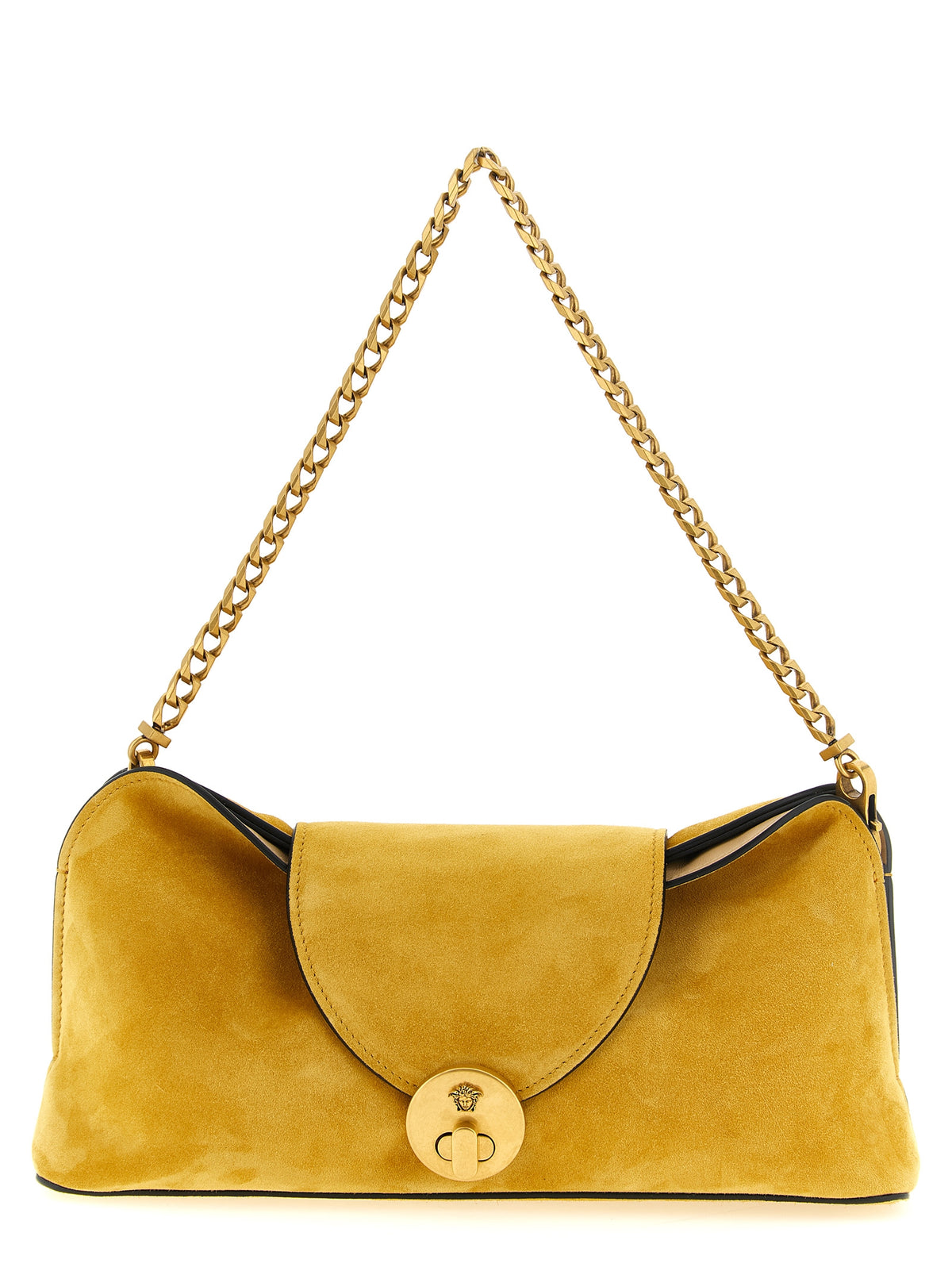 Multicolor Calfskin Clutch Bag