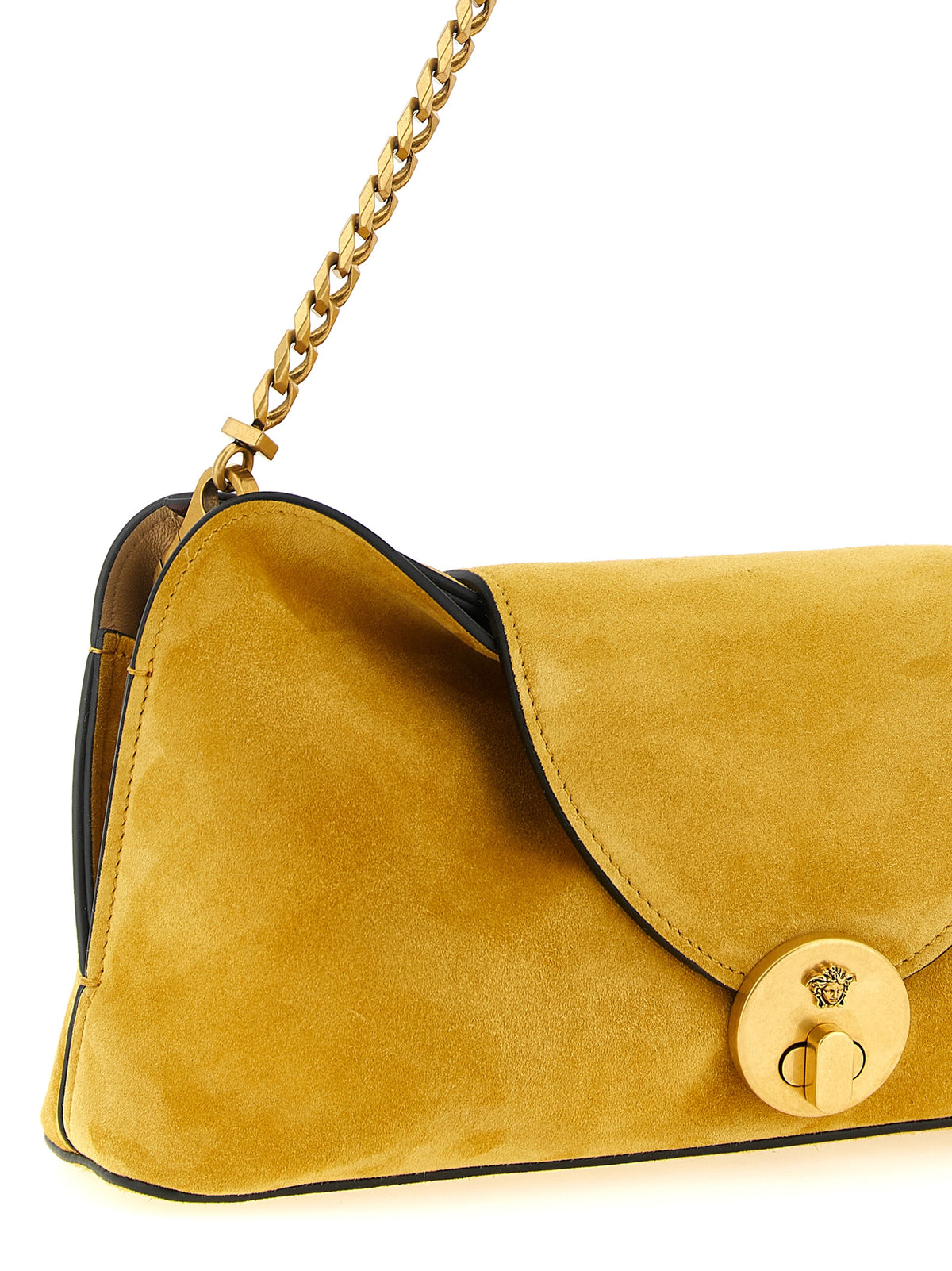 Multicolor Calfskin Clutch Bag