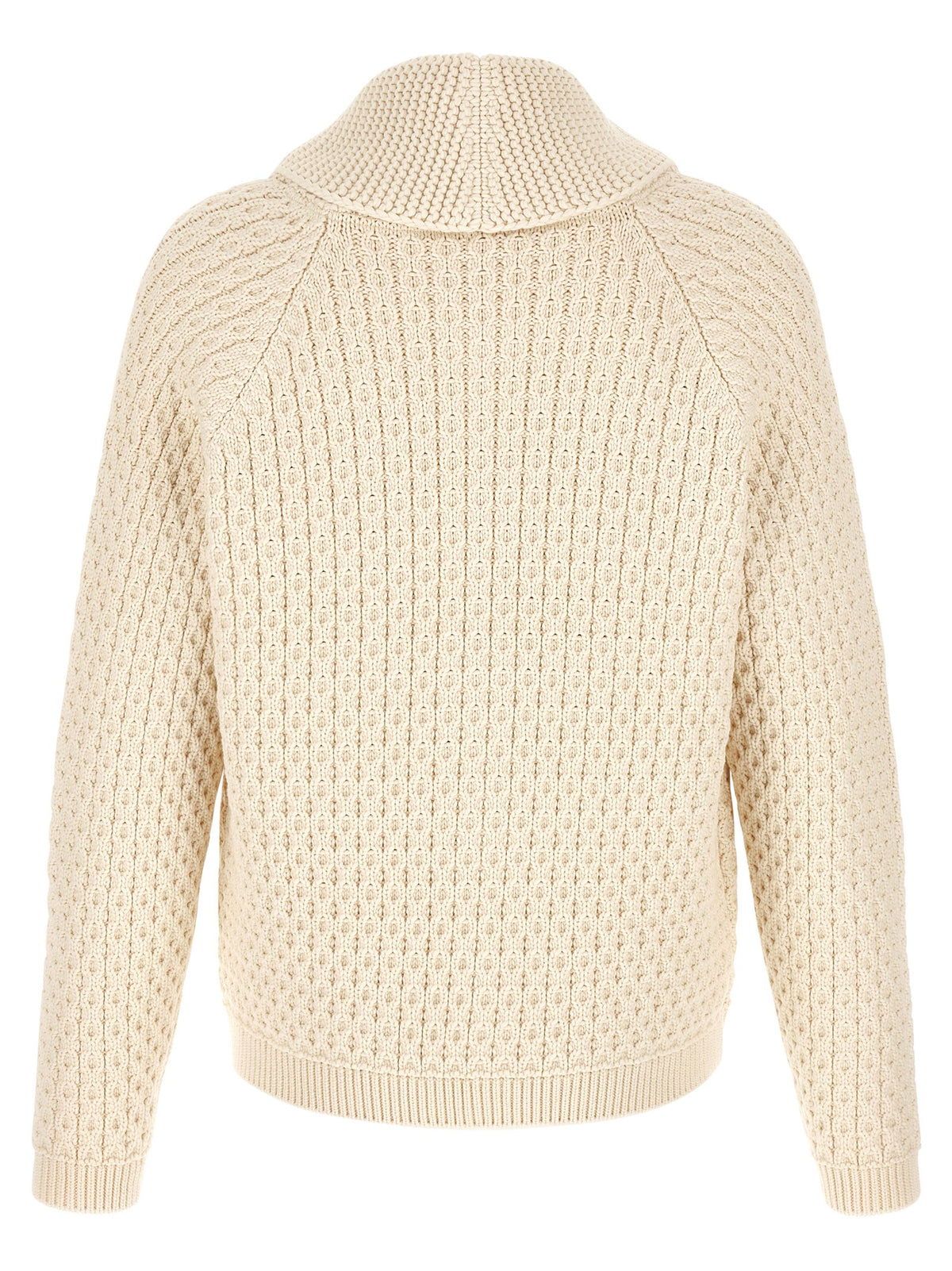 White Cotton Cardigan