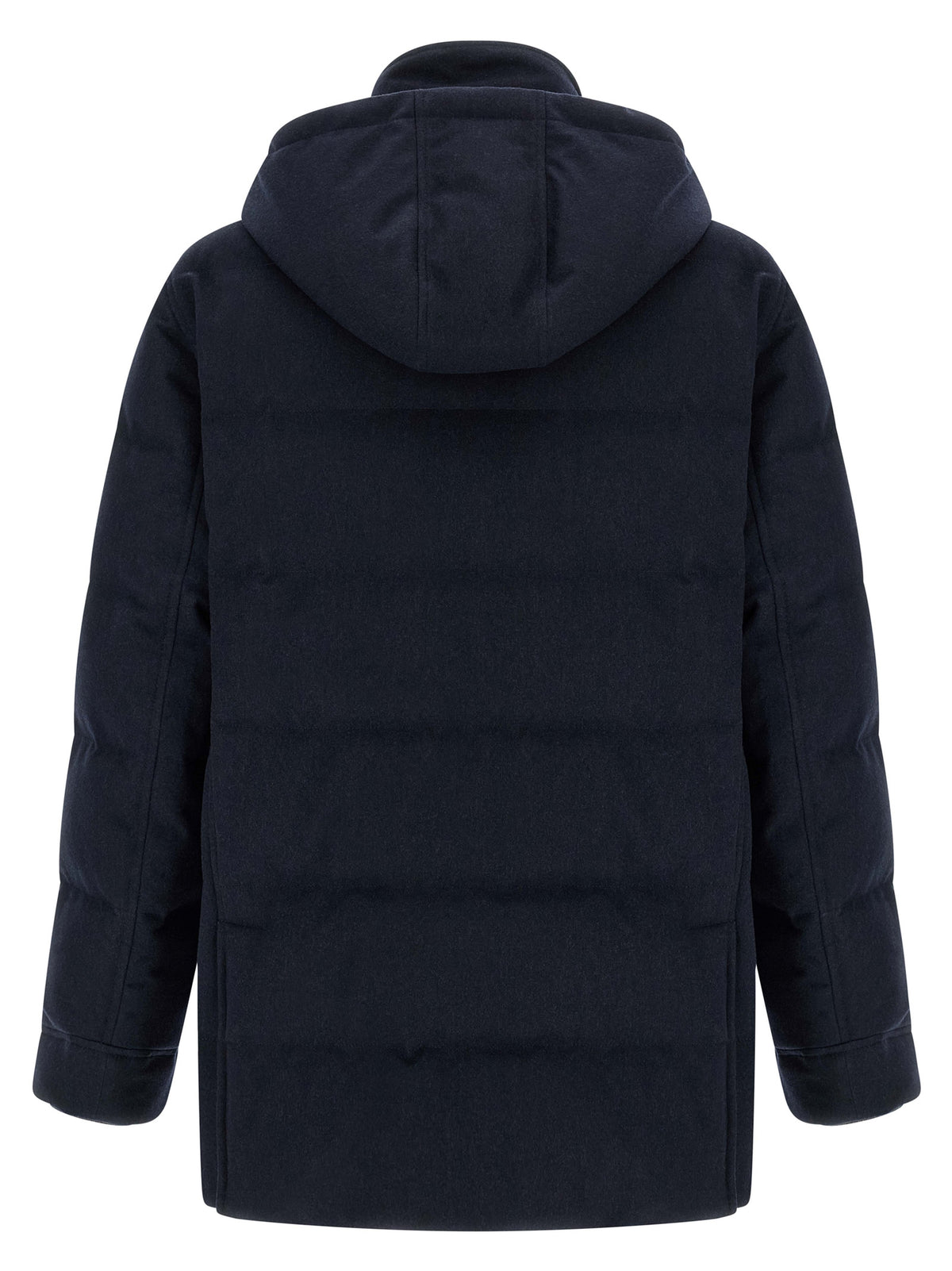 Blue Wool Parka