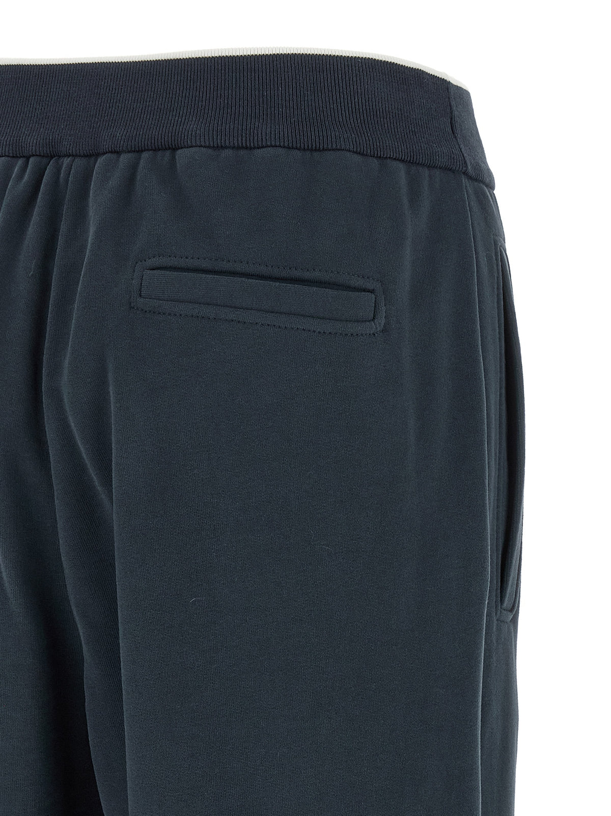 Blue Cotton Joggers (Workout Pants)