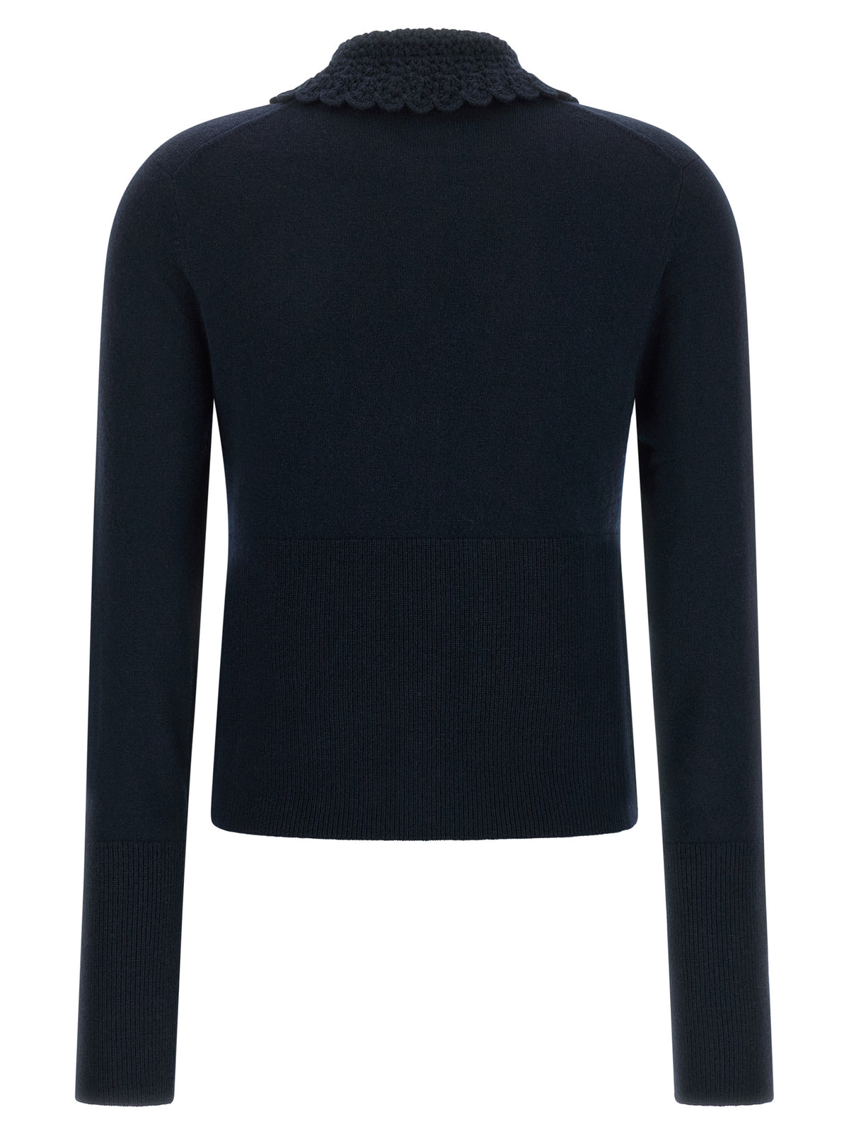 Blue Wool Cardigan