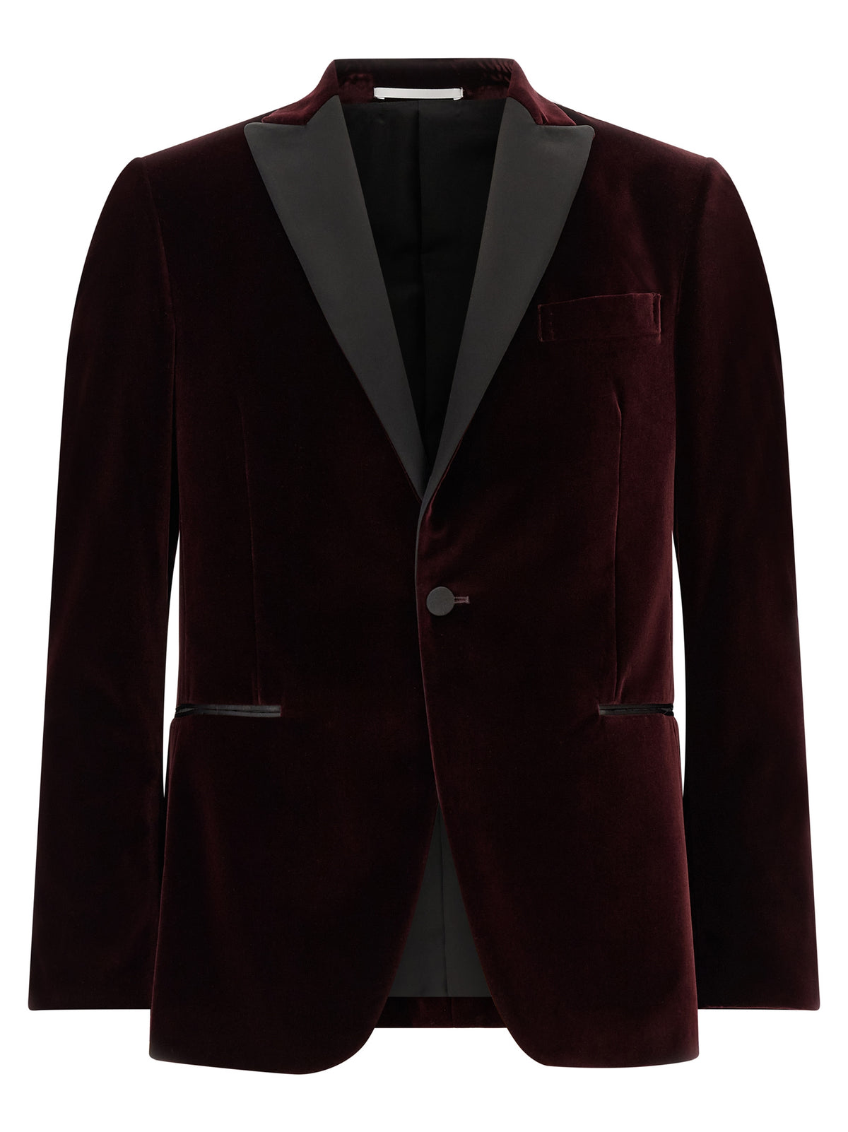 Bordeaux Cotton Blazer