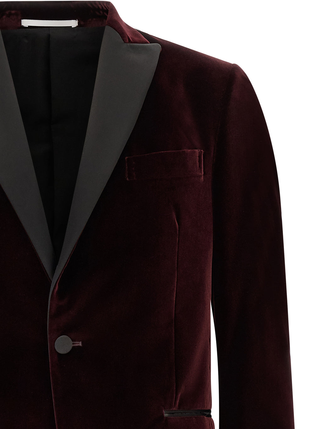 Bordeaux Cotton Blazer