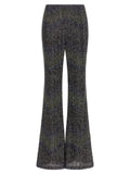 Multicolor Polyamide Flared Pants