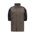 Bicolor Cotton Shell Jacket