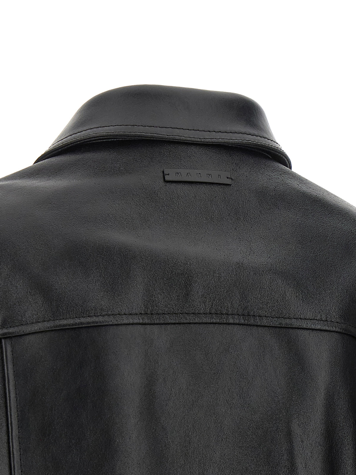 Black Calfskin Leather Jacket