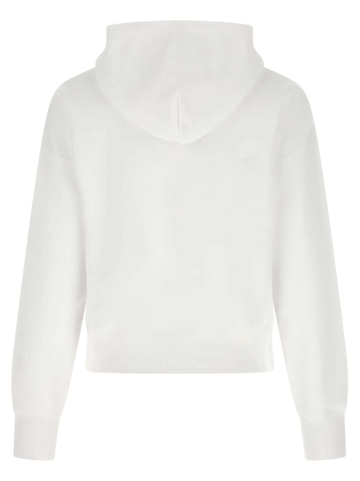 White Cotton Hoodie