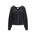 Gray Cashmere Cardigan