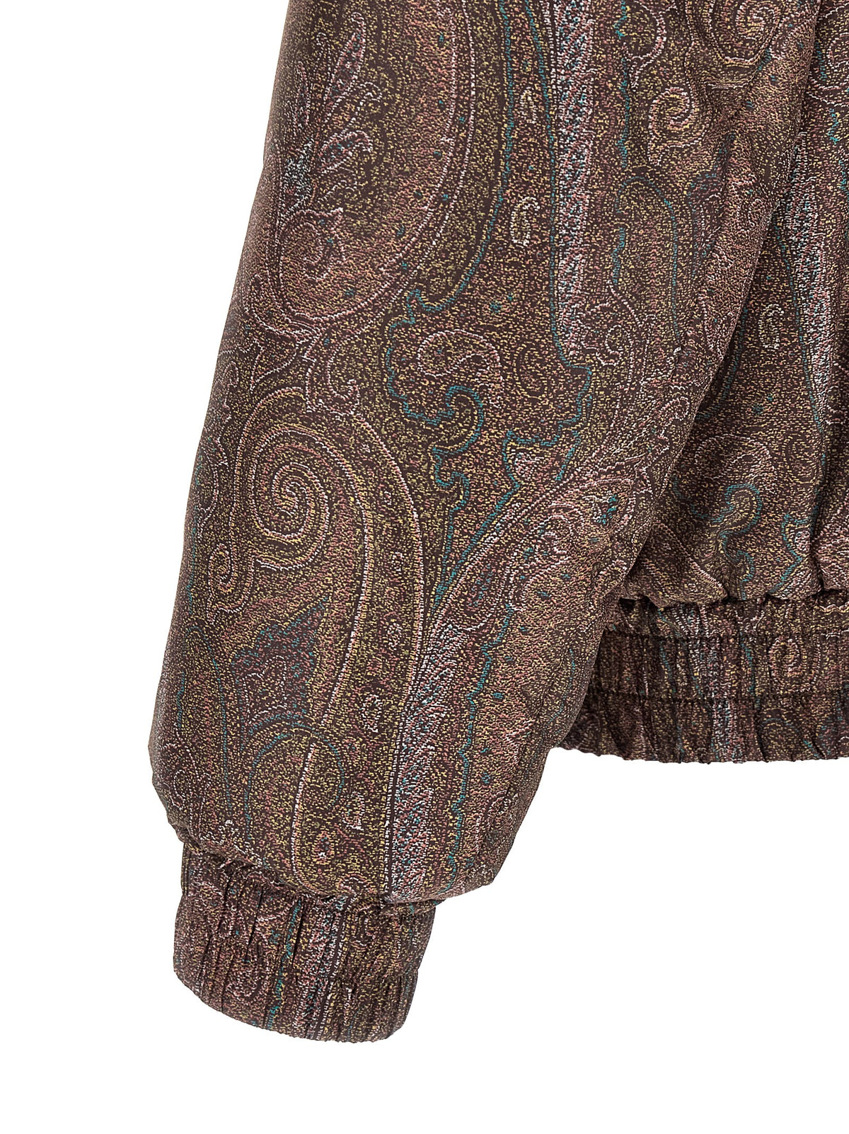 Brown Polyester Bomber