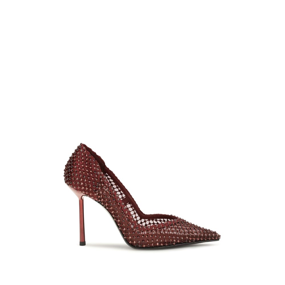 Red Crystals High Heel Pumps