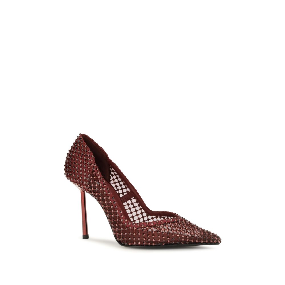 Red Crystals High Heel Pumps