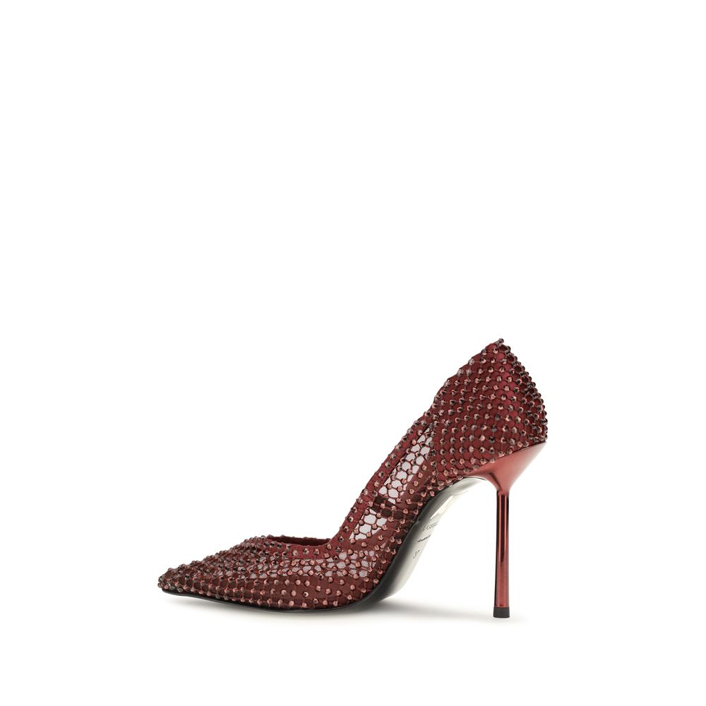 Red Crystals High Heel Pumps