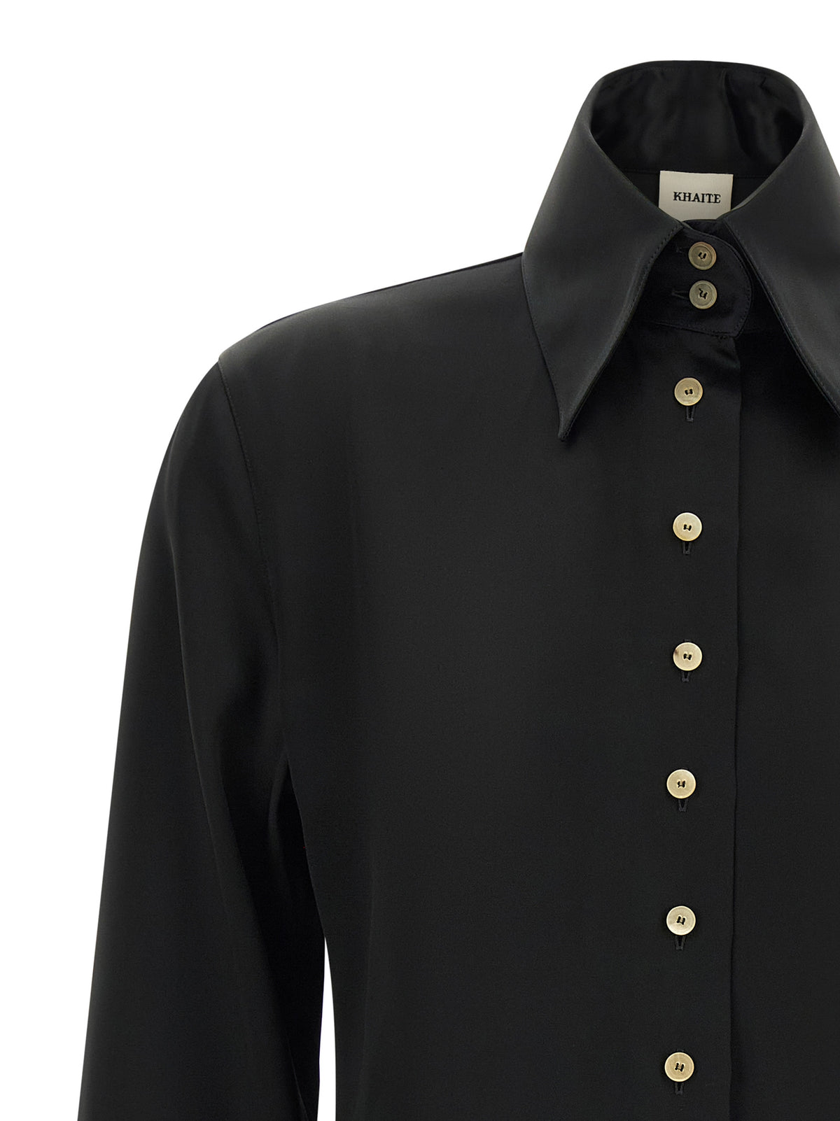 Black Acetate Blouse