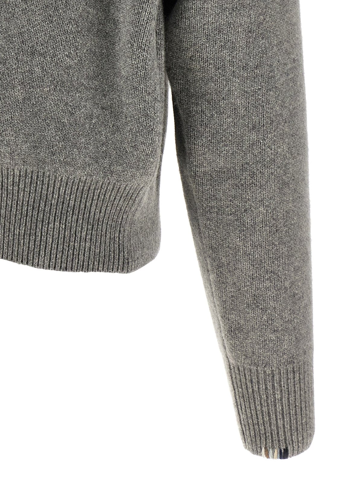 Gray Cashmere Cardigan