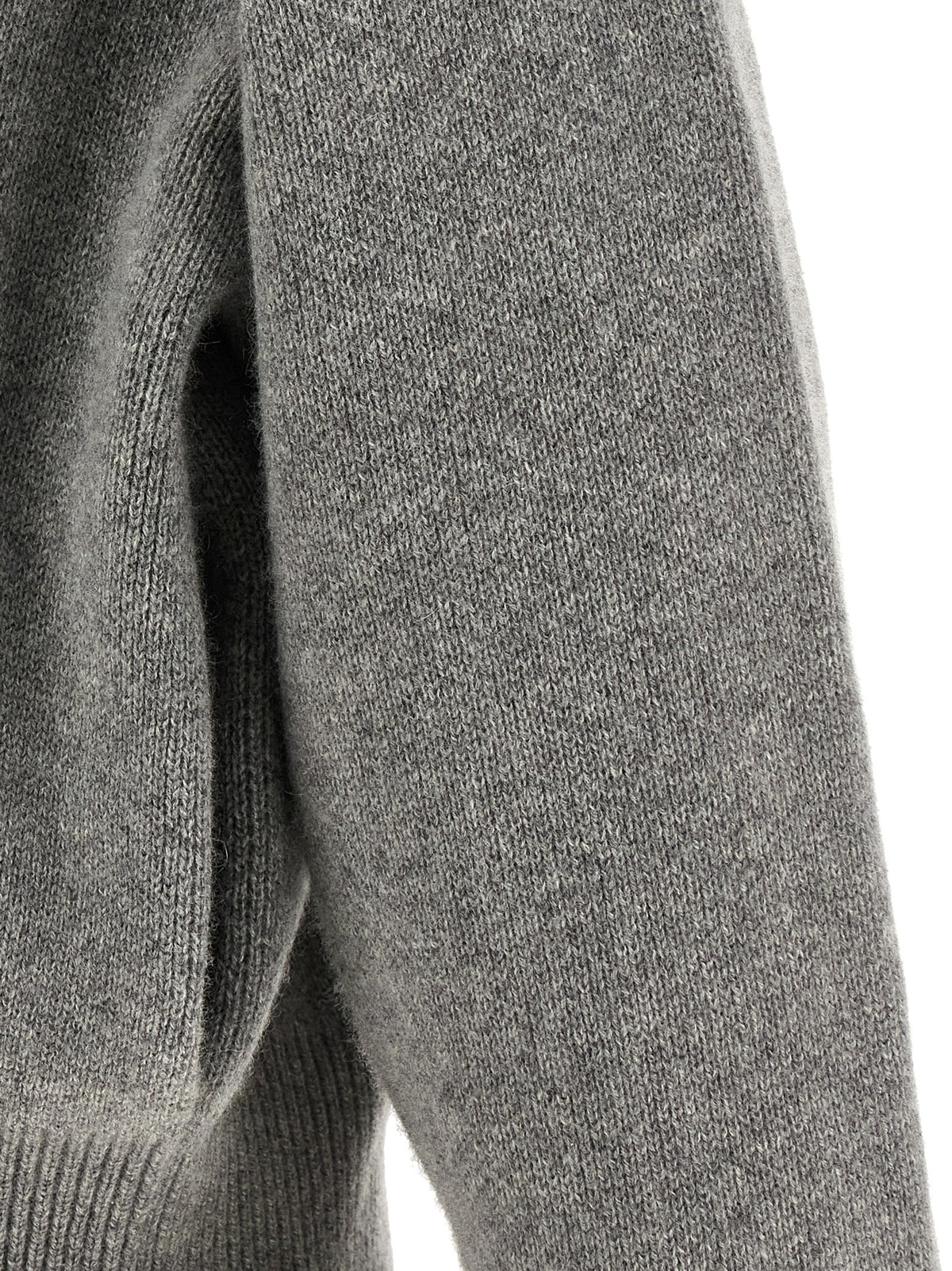 Gray Cashmere Cardigan