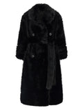 Black Polyester Coat
