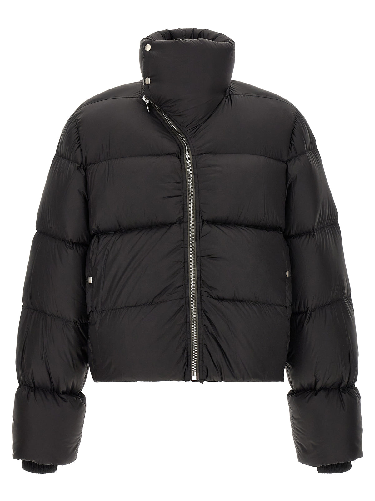 Black Nylon Full-Length Jacket