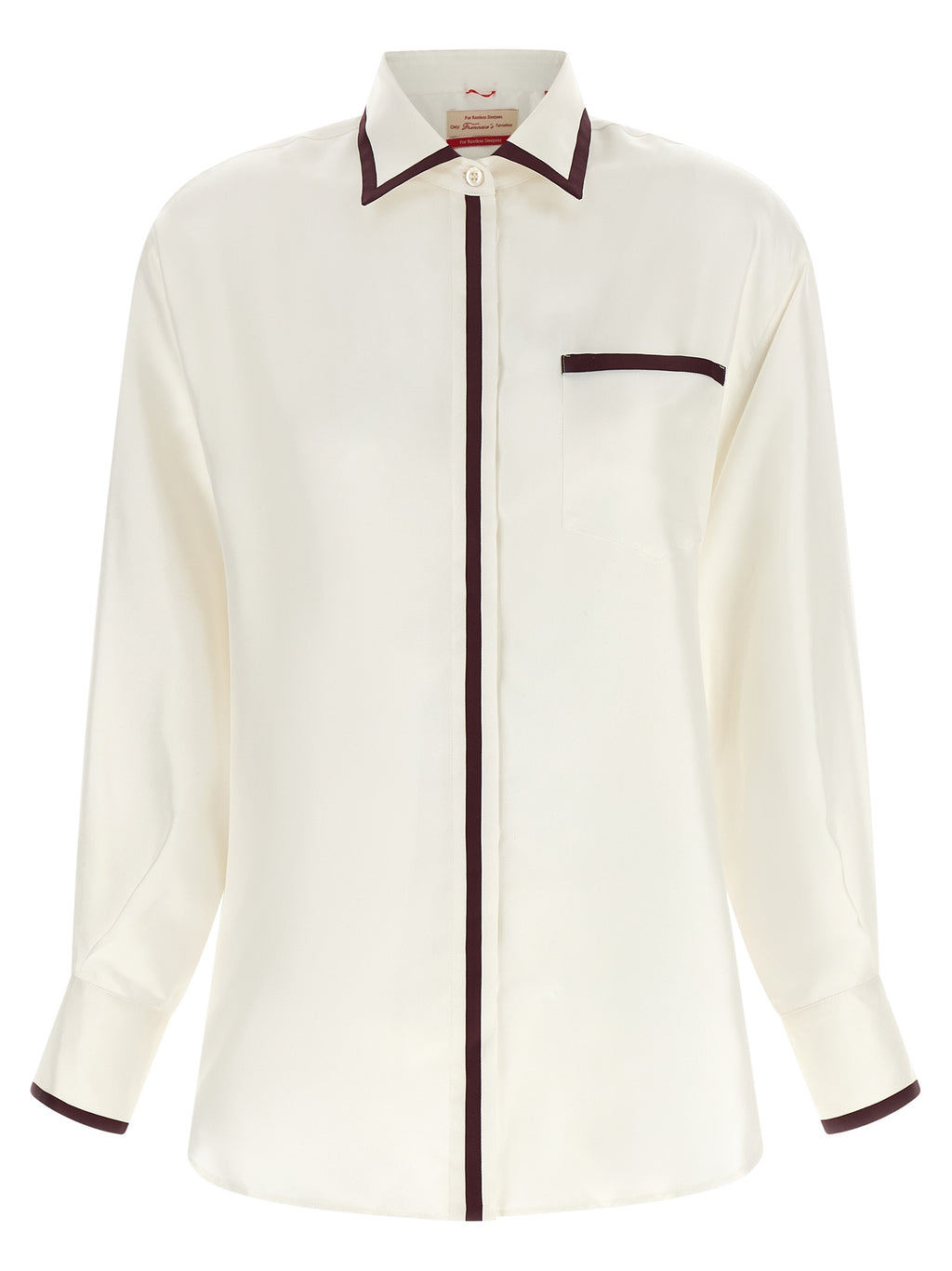 White Silk Blouse