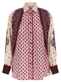Multicolor Viscose Blouse