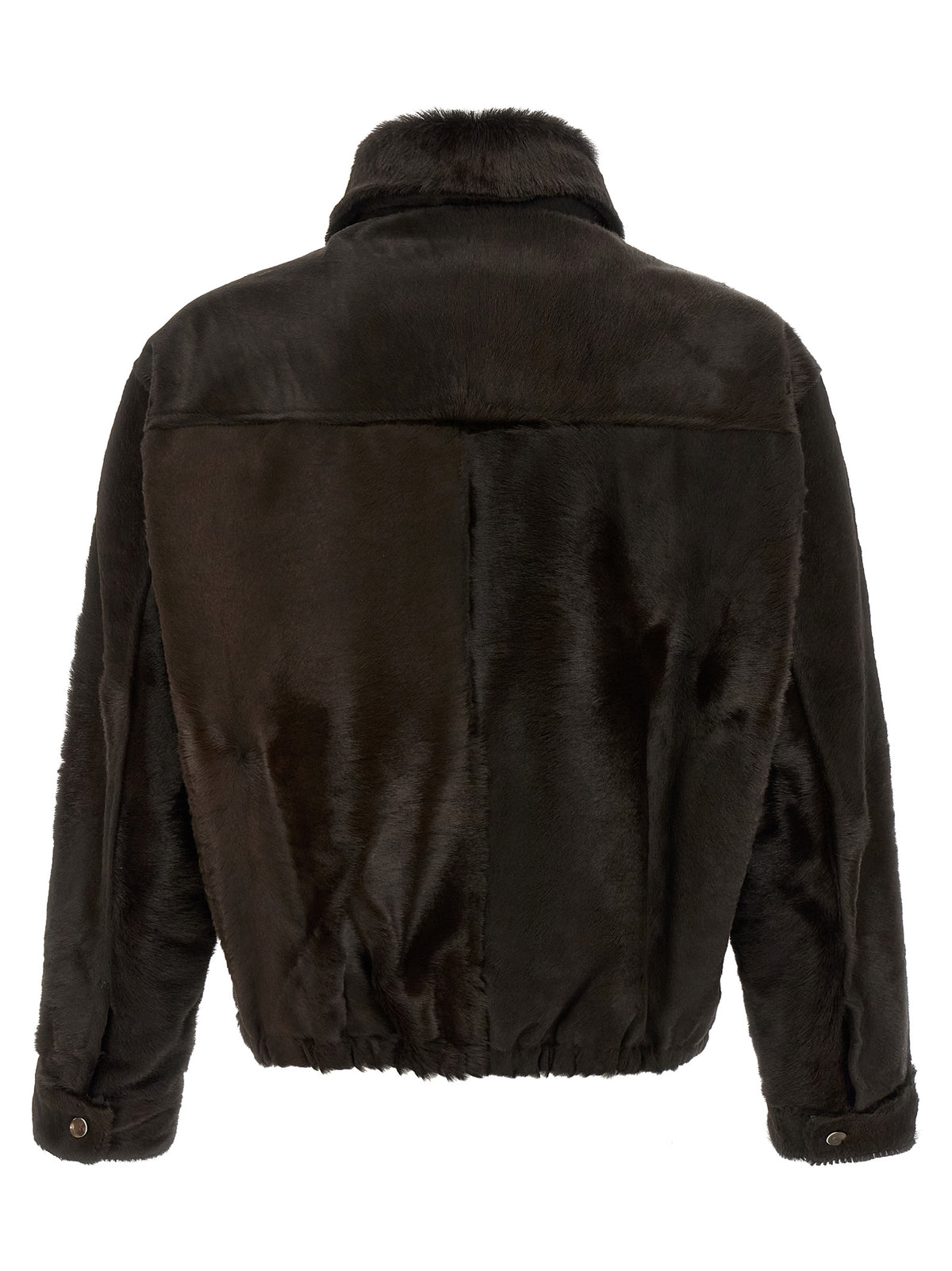 Brown Calfskin Leather Jacket